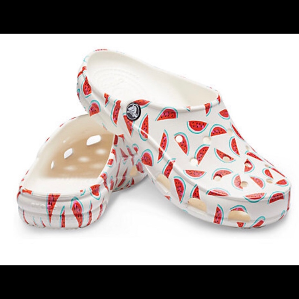 Watermelon Crocs